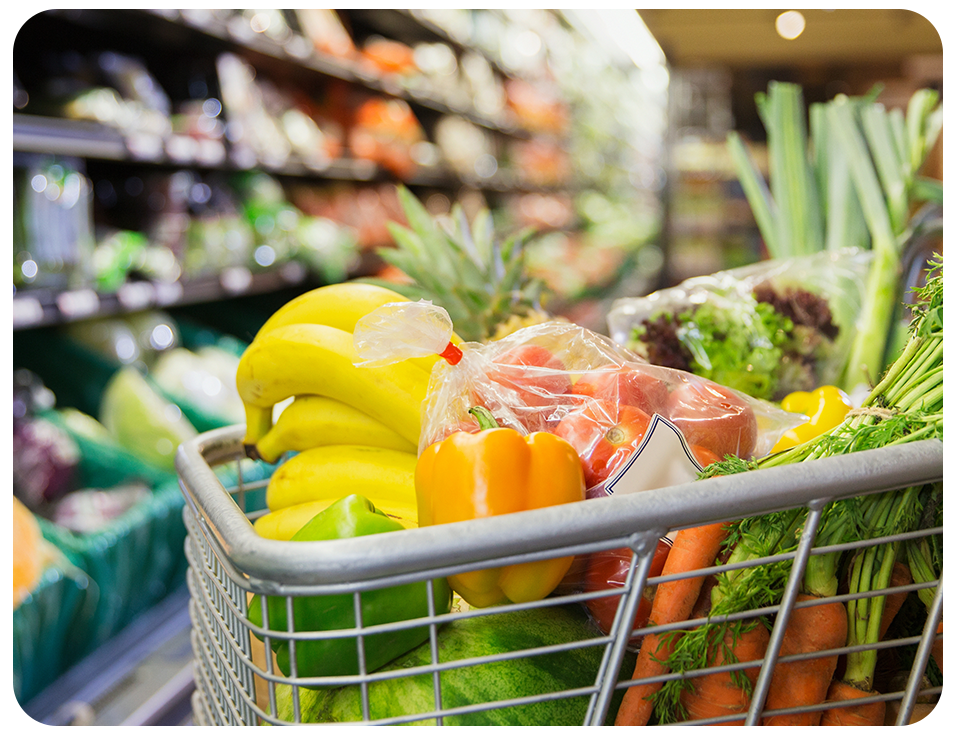 Imagem-Carrinho-de-supermercado-com-Fruta-e-Verduras- Imagem-Carrinho-de-supermercado-com-Fruta-e-Verduras-