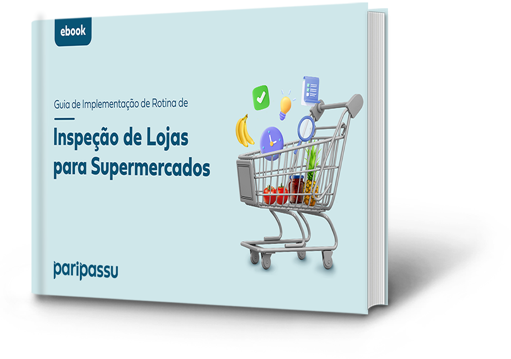 Mockup Guia de Implementação de Rotina de Inspeção de Lojas para Supermercados