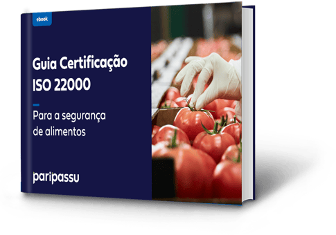 Mockup Guia de certificação para a segurança do alimento  - ISO 22000