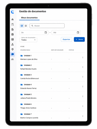 Tablet - Gestão de Documentos