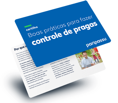 imagem mockup - cartilha Boas práticas para fazer controle de pragas