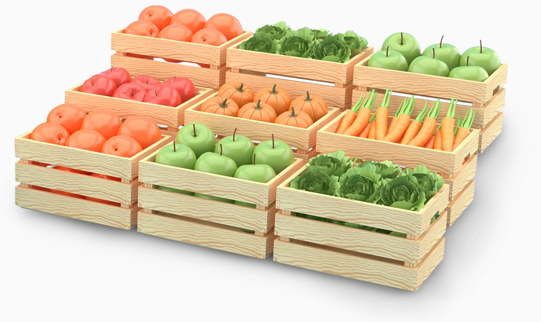 imagem-de-caixas-de-madeira-com-frutas-legumes-e-verduras