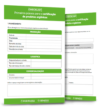 Primeiros passos para certificação de orgânicos Primeiros passos para certificação de orgânicos