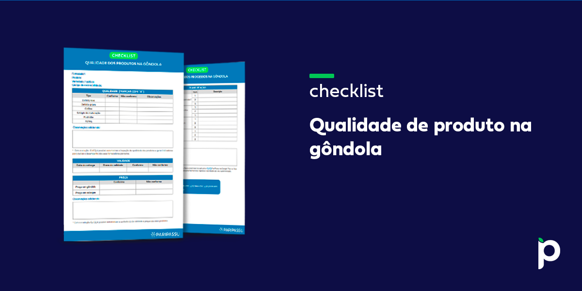 Qualidade de produto na gôndola