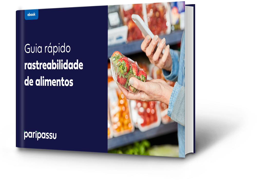 mockup Guia rápido rastreabilidade de alimentos